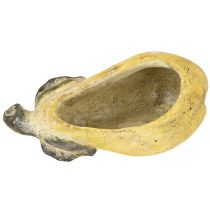 gjenstander Dekorativ pæreplantekasse høstblomsterpotte betong 25×13×11 cm