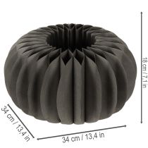 gjenstander Borddekorasjon av gresskar i honeycomb-stil av papir, sammenleggbar, rund, 34 cm, 2 stk.