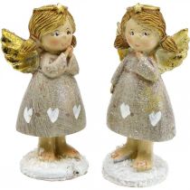 Deco engel juleengel engel figur englepar H10cm 2stk