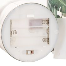 gjenstander Dekorativ LED-flaske med flamingomotiv 37,5 cm varm hvit 2 stk.