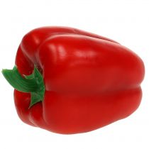 Deco vegetabilsk rød pepper H10cm