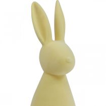 Deco Bunny Deco Easter Bunny Flokket Gul H47cm