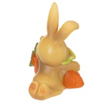 gjenstander Kaninfigurer med Gulrot – Påskedekorasjon, 6 cm, 3 stk