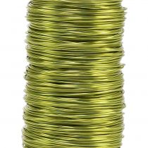 gjenstander Deco emaljert tråd limegrønn Ø0,50mm 50m 100g