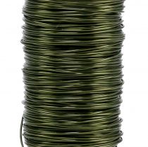 gjenstander Deco Emaljert Wire Olivengrønn Ø0,50mm 50m 100g