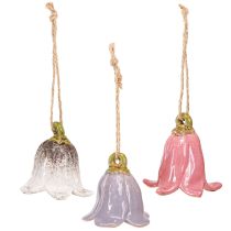 gjenstander Dekorativ liljekonvall for oppheng av keramiske blomster 7cm 3 stk