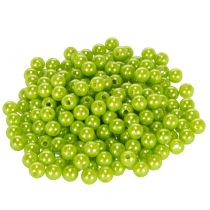 gjenstander Dekorperler, eplegrønne, Ø8 mm, 250 stk.