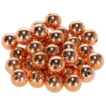 gjenstander Dekorperler kobber metallic 14mm 35 stk