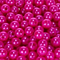 gjenstander Dekorative rosa perler, Ø8 mm, 250 stk.