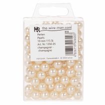 gjenstander Dekorperler Ø10mm champagne 115 stk