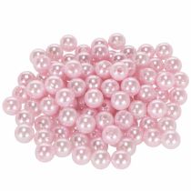 gjenstander Dekorperler Ø10mm rosa 115 stk