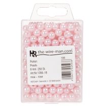 gjenstander Dekorperler Ø8mm Rosa 250 stk