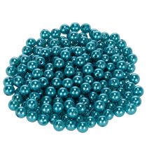 gjenstander Dekorperler Ø8mm turkis 250 stk