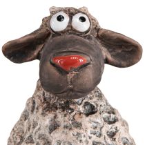 gjenstander Dekorative sauekeramikk påskefigurer brun H13,5cm 2 stk