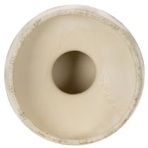 gjenstander Dekorativ keramikkskål, kremgrågrønn, Ø20 cm, H16 cm