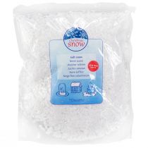 gjenstander Dekorative snøfnugg hvit vinterdekor hvit 2,8l