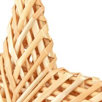 gjenstander Dekorative rottingstjerner hengende 19 cm 3-delers sett juledekorasjon