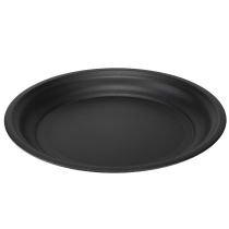 gjenstander Dekorativ tallerken metallskål dekorativ tallerken antrasitt Ø26cm 2 stk