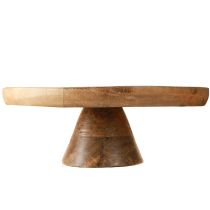 gjenstander Dekorativ tallerken med base mangotre ferskenmotiv Ø26cm H9,5cm