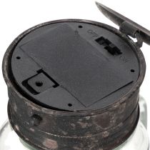 gjenstander Dekorativt drikkeglass med LED-lampe Ø8cm H16cm