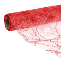 gjenstander Deco fleece bordtape rød 30cm 5m