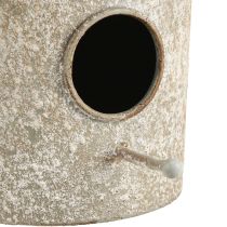 gjenstander Dekorativ fuglehus metall hengende dekorasjon i antikk Ø15cm H21cm