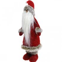 gjenstander Pynt julenisse stående Pynt figur julenisse Rød H41cm