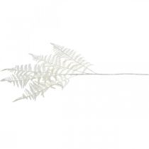 gjenstander Deco bregne kunstplante bregneblad kunstig bregne hvit L78cm