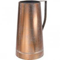 gjenstander Dekorativ vase kobberfarget dekorativ kanne vintage dekorativ B21cm H36cm