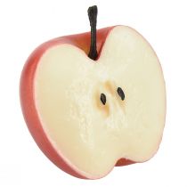 gjenstander Dekorative epler kunstig frukt i biter 6-7cm 10stk