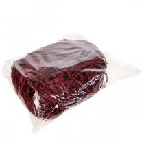 gjenstander Dekorativ raffia for å lage naturlig raffia raffia bordeaux 300g