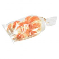 gjenstander Utrolig realistiske dekorative croissanter, kunstige bakevarer 10 cm, matdekorasjonssett med 2 for butikkvinduer og utstillingslokaler