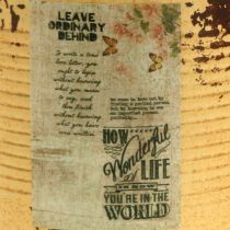 gjenstander Dekoreske aprikos plantepotte metall sommerdekor Ø15,5cm H15cm