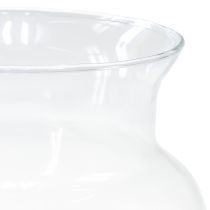 gjenstander Dekorativ glassvase lanterne glass klar Ø18cm H20cm
