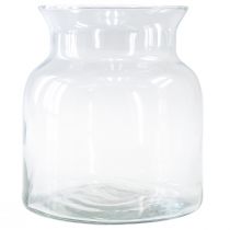 gjenstander Dekorativ glassvase lanterne glass klar Ø18cm H20cm