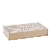 gjenstander Dekorativ opphengsstjerne, hjerte kobber 3-4cm 24 stk