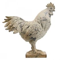 Dekorativ hane for hage dekorativ figur stein utseende H26cm