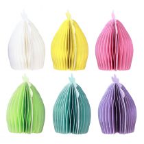 gjenstander Dekorative kyllinger laget av honeycomb papir 11×6m5×12cm 6stk