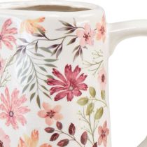 gjenstander Dekorativ kanne blomster keramikkvase keramikk vintage 19,5cm