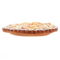 gjenstander Dekorativ mandelkake for butikkvinduer og bakerier, tilsynelatende realistisk, falsk kake, 19 cm