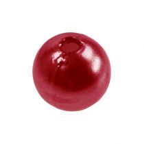 gjenstander Deco perler rød Ø8mm 250p