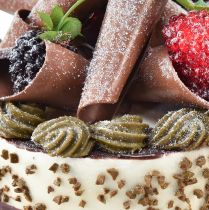 gjenstander Dekorativ kake sjokolade kunstkake dummy Ø10cm