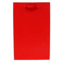 Deco bag til gave rød 12cm x19cm 1p
