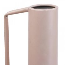 Dekorativ vase dekorative kanne i metall lys rosa 19,5cm H38,5cm