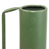 gjenstander Dekorativ vase metall grønt håndtak dekorativ kanne 14cm H28,5cm