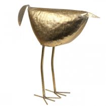 gjenstander Deco fugl Deco figur fugl gull metall dekorasjon 46×16×39cm