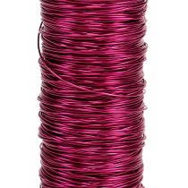 Dekorativ laketråd Ø0.30mm 30g / 50m rosa