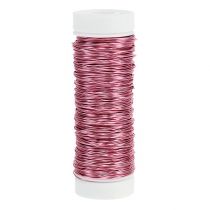 Deco wire Ø0,30mm 30g/50m rosa