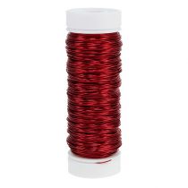 Deco wire Ø0,30mm 30g/50m rød