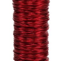 Dekorativ laketråd Ø0.30mm 30g / 50m rød